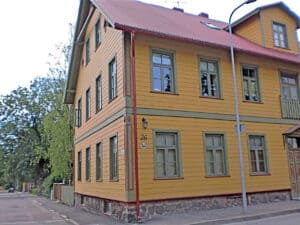 Oker en groen in Pärnu Estland