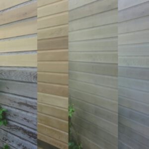 hout vergrijzen